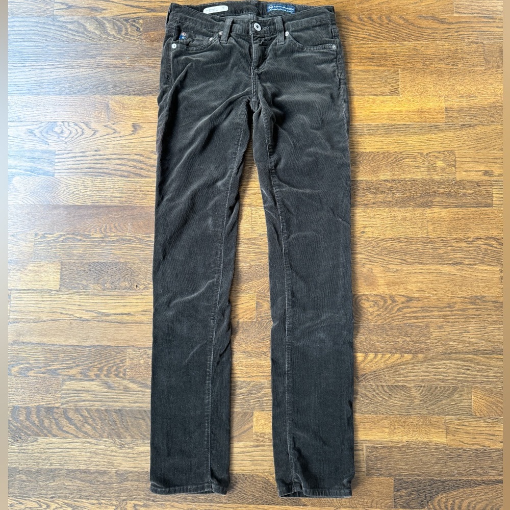 AG Adriano Goldschmied the Stevie Slim Straight Corduroy 25R